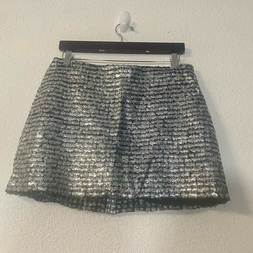 Bailey 44 Supreme Metallic Mini knit Skirt